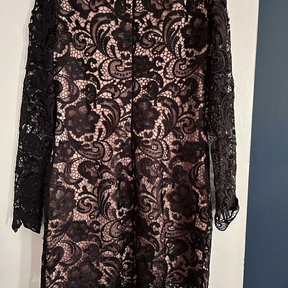 Dress The Population black lace cocktail dress. - Picture 2 of 6